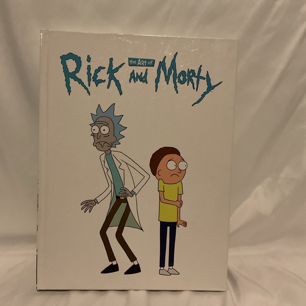 Rick and Morty glow in the dark collectible book